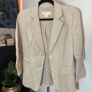MICHAEL Michael Kors Linen Blazer - Size 6P